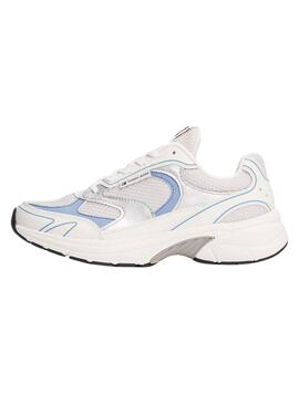 Chaussures Tommy Jeans The Coney blanches pour femme