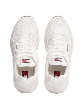 Chaussures Tommy Jeans The Coney blanches pour femme