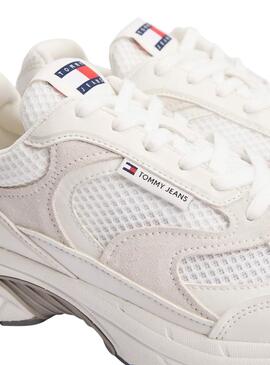 Chaussures Tommy Jeans The Coney blanches pour femme