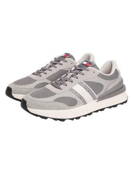 Chaussures Tommy Jeans Technical gris pour homme