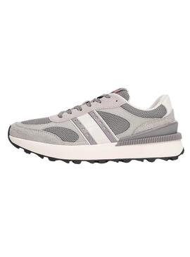 Chaussures Tommy Jeans Technical gris pour homme