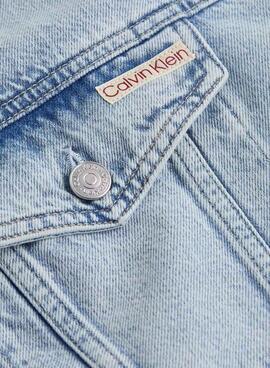 Veste en jean Calvin Klein Jeans Boxy pour femme