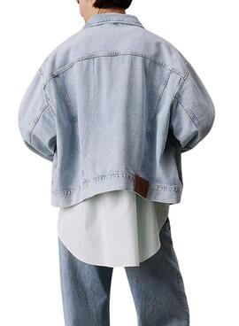 Veste en jean Calvin Klein Jeans Boxy pour femme