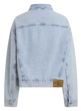 Veste en jean Calvin Klein Jeans Boxy pour femme