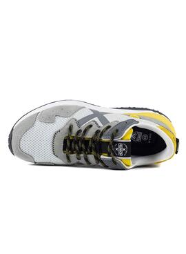 Chaussures Munich Shibuya 23 gris et jaune pour homme