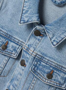 Veste de chasseur Name It Jagger en denim pour garçon
