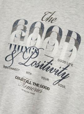 Sweatshirt Name It Boppe gris pour fille