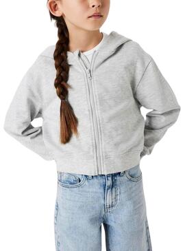 Sweatshirt Name It Mille gris pour fille