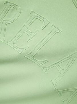 Sweatshirt Name It Bulop vert pour fille