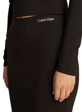 Jupe Calvin Klein Jeans Milano noir pour femme