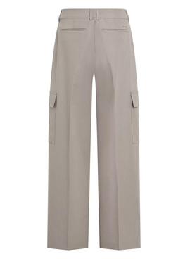 Pantalon Calvin Klein Jeans Tailored beige pour femme