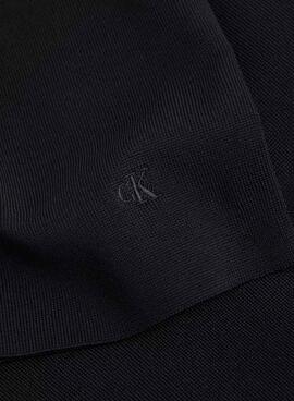 Robe noire en rayonne Calvin Klein Jeans pour femme