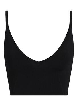 Haut Calvin Klein Jeans en rayonne noir pour femme
