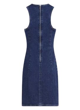 Robe Calvin Klein Jeans Mini Column en denim pour femme