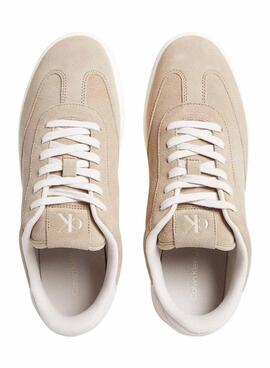 Sneakers Calvin Klein Jeans Classic Cupsole beige pour homme
