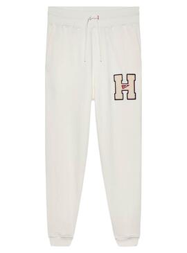 Pantalon Tommy Jeans Patch Terry beige pour homme