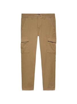 Pantalon Tommy Jeans Austin chameau pour homme