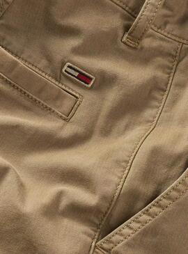 Pantalon Tommy Jeans Austin chameau pour homme