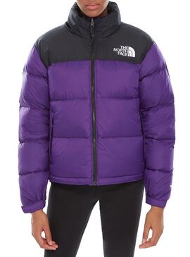 manteau north face homme mauve