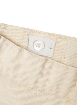 Pantalon en jean Name It Ryan beige pour enfant.