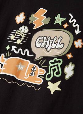 T-shirt Name It Beinir noir pour enfant