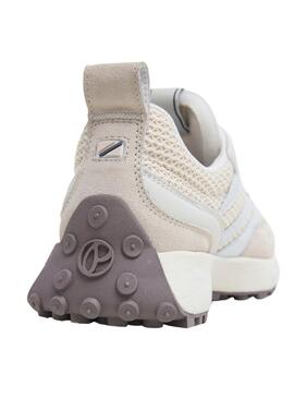 Sneakers Pepe Jeans Lucky beige pour femme