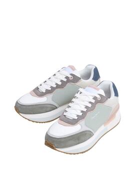 Chaussures Pepe Jeans Rusper Class turquoise pour femmes