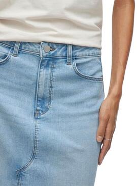 Jupe en denim Vila Vinus pour femme.