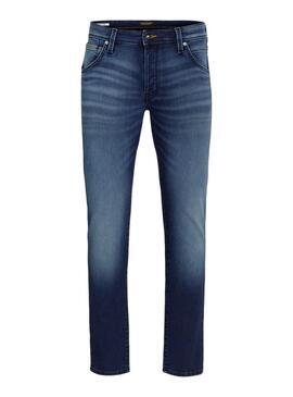 Jean Jack and Jones Mike en denim foncé pour homme