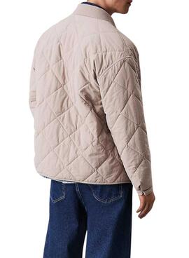 Veste matelassée grise pour homme Calvin Klein