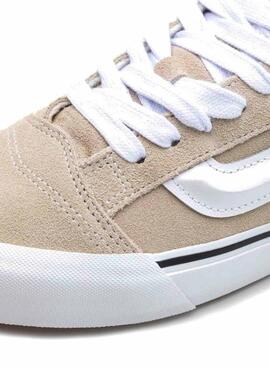 Chaussures Vans Knu Skool beige pour homme