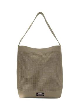 Sac à main Ecoalf Tikaalf seau taupe pour femme