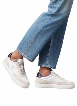 Chaussures Calvin Klein Cup blanches pour homme