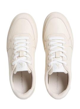 Sneakers Calvin Klein Classic Cupsole beige pour homme