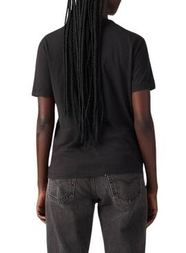 T-shirt Levis Iconic noir pour femme