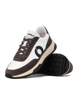 Chaussures Ecoalf Ventura blanc et noir pour homme