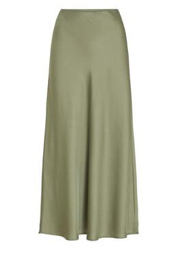 Jupe Vila Ellette verte pour femme