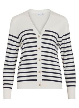 Cardigan Vila Wennie à rayures pour femme