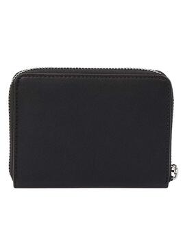 Portefeuille Tommy Jeans American Cool noir pour femme.