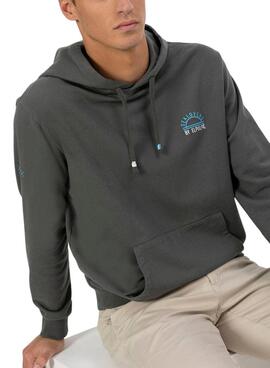 Sweat à capuche El Pulpo Sealovers gris pour homme