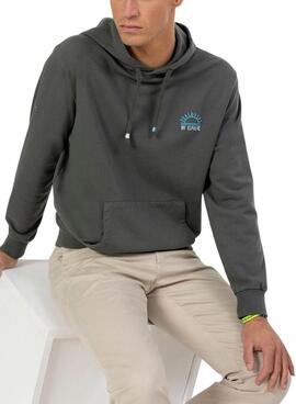 Sweat à capuche El Pulpo Sealovers gris pour homme