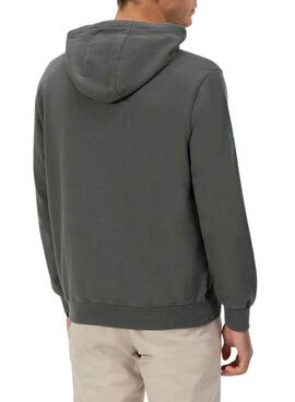 Sweat à capuche El Pulpo Sealovers gris pour homme