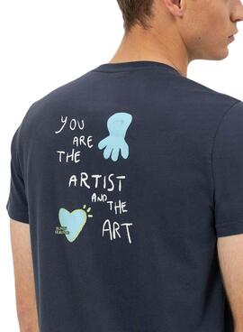 Maillot El Pulpo The Artist bleu marine pour homme