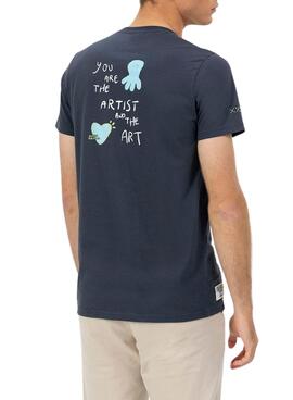 Maillot El Pulpo The Artist bleu marine pour homme