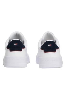 Chaussures Tommy Hilfiger Court blanches pour hommes