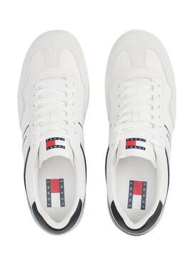 Chaussures Tommy Jeans The Greenwich blanches pour homme.