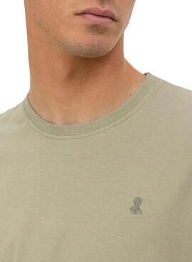 T-shirt El Pulpo Logo vert pour homme