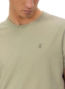 T-shirt El Pulpo Logo vert pour homme