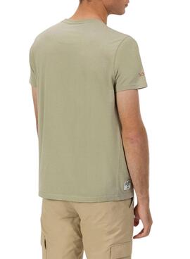 T-shirt El Pulpo Logo vert pour homme