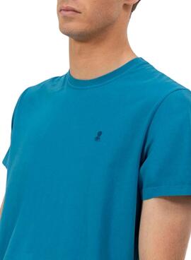 T-shirt Le Pupo Logo bleu pour hommes